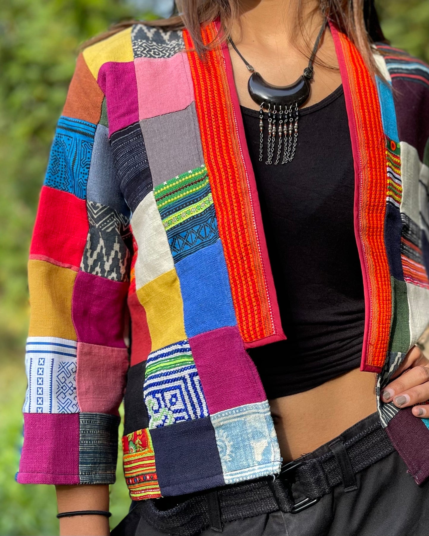 Handcrafted Patchwork Boho Jacket