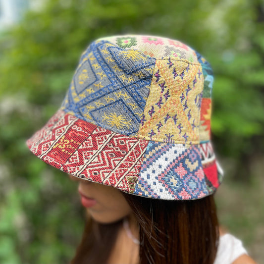 Patchwork Bucket Hat