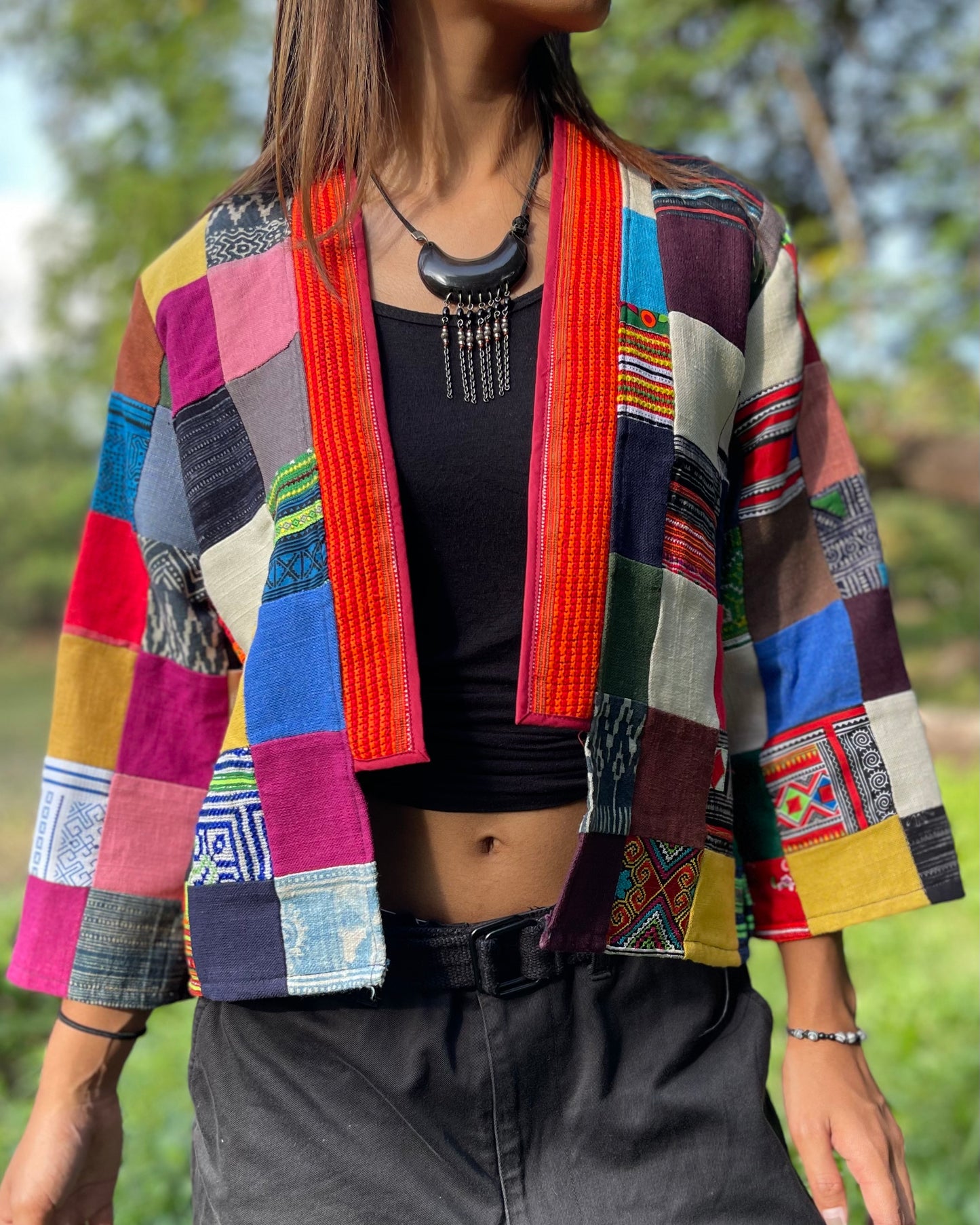 Handcrafted Patchwork Boho Jacket