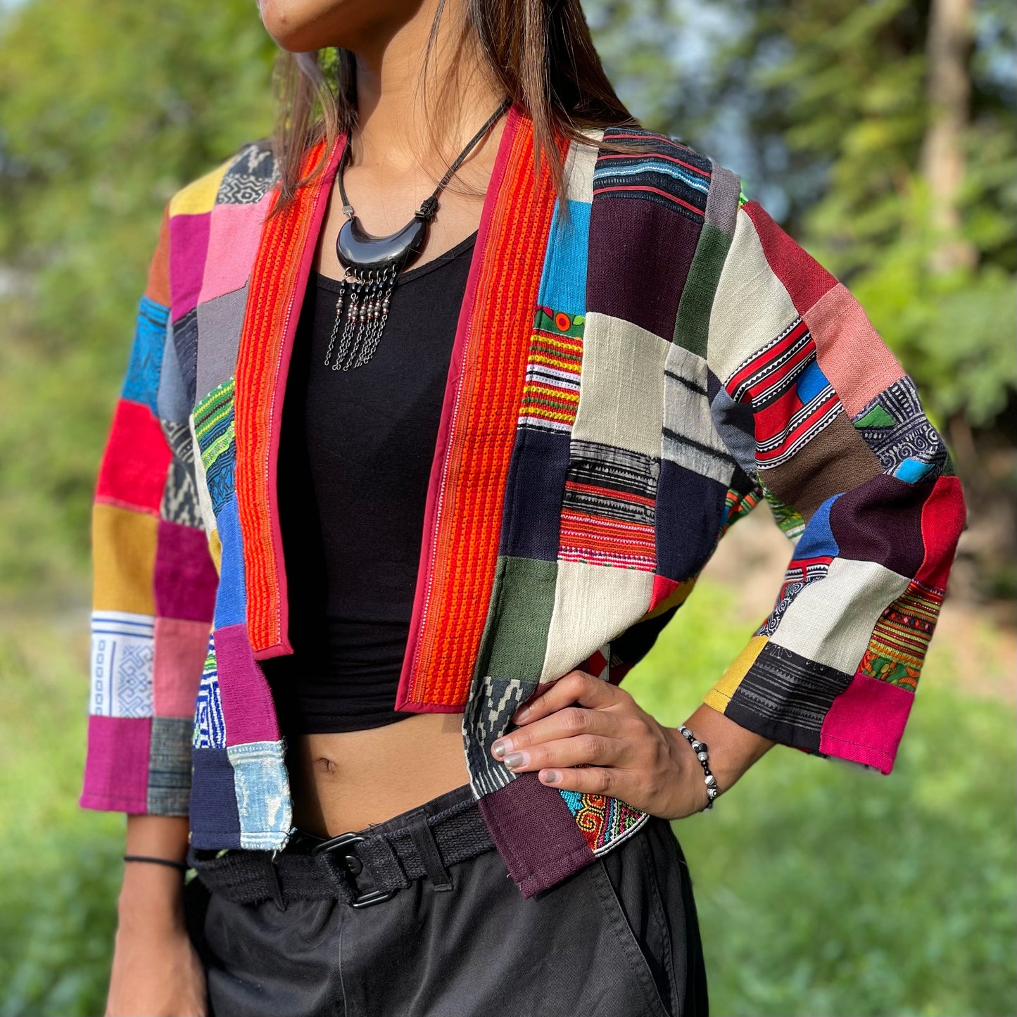 Handcrafted Patchwork Boho Jacket