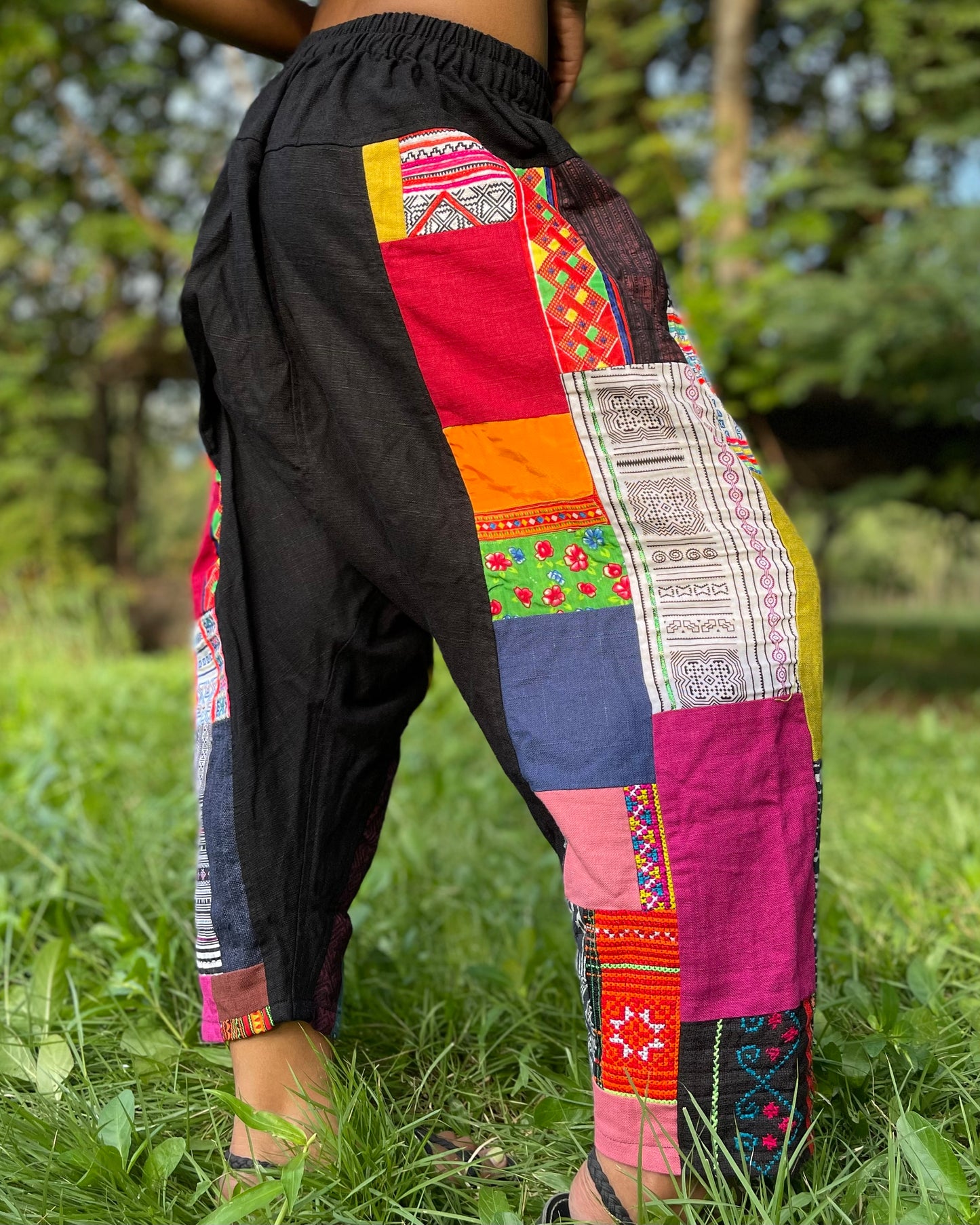 Handcrafted Patchwork Harem Pants