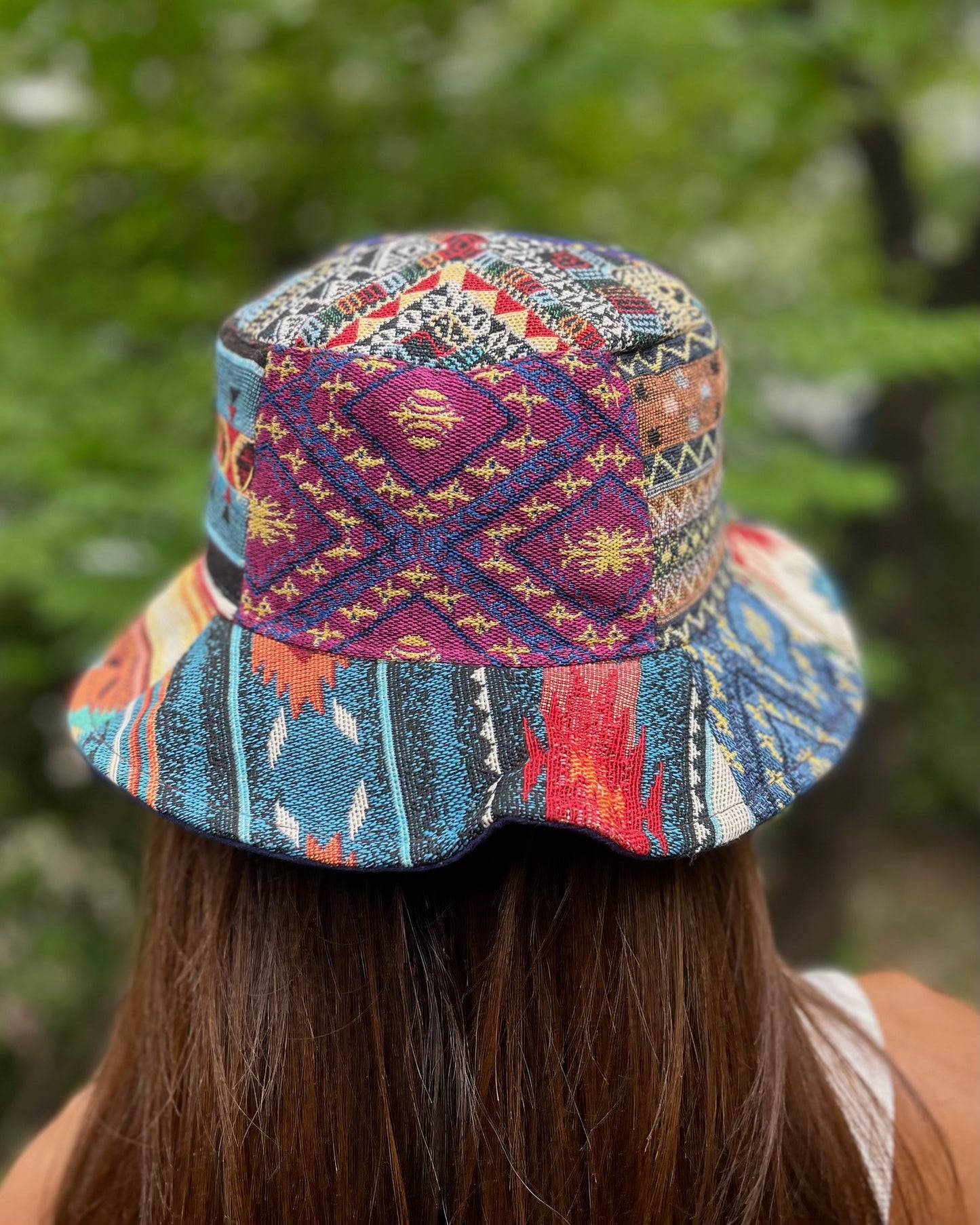 Beautiful Handstitched Bucket Hat