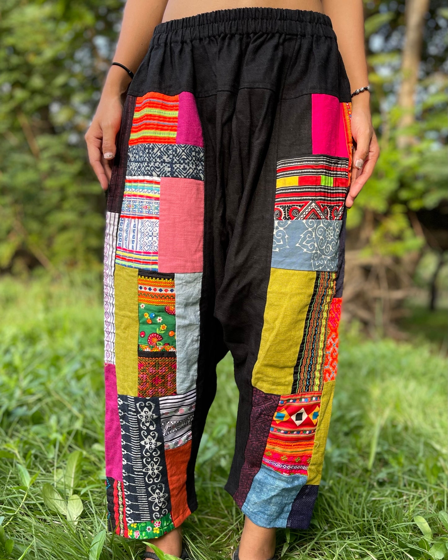 Handcrafted Patchwork Harem Pants