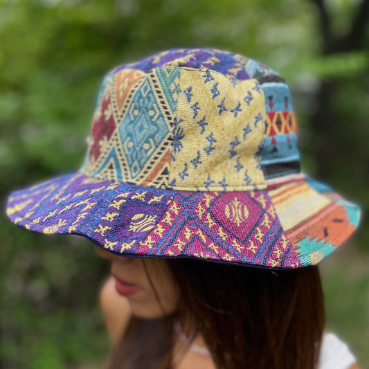 Beautiful Handstitched Bucket Hat