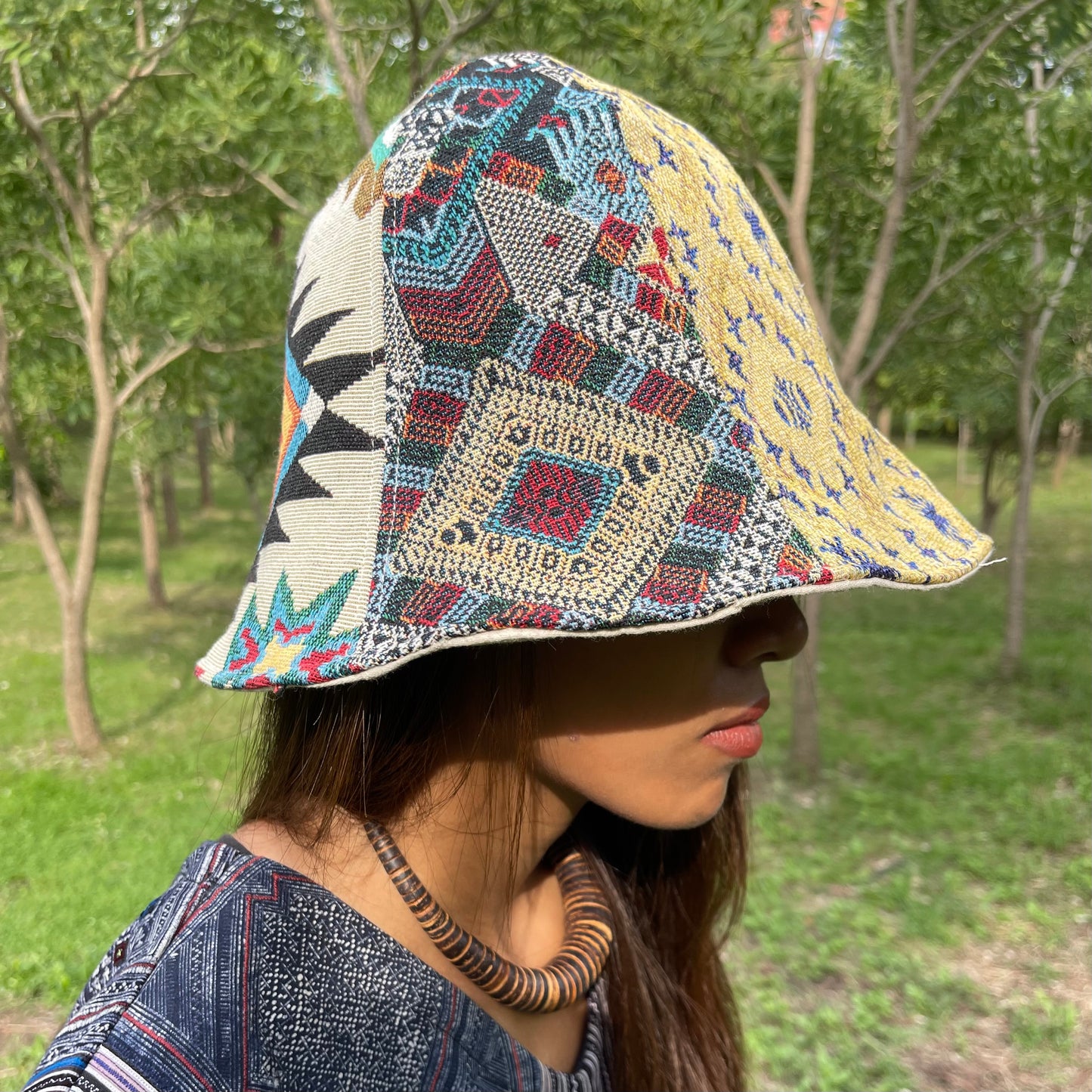 Boho Geometric Bucket Hat