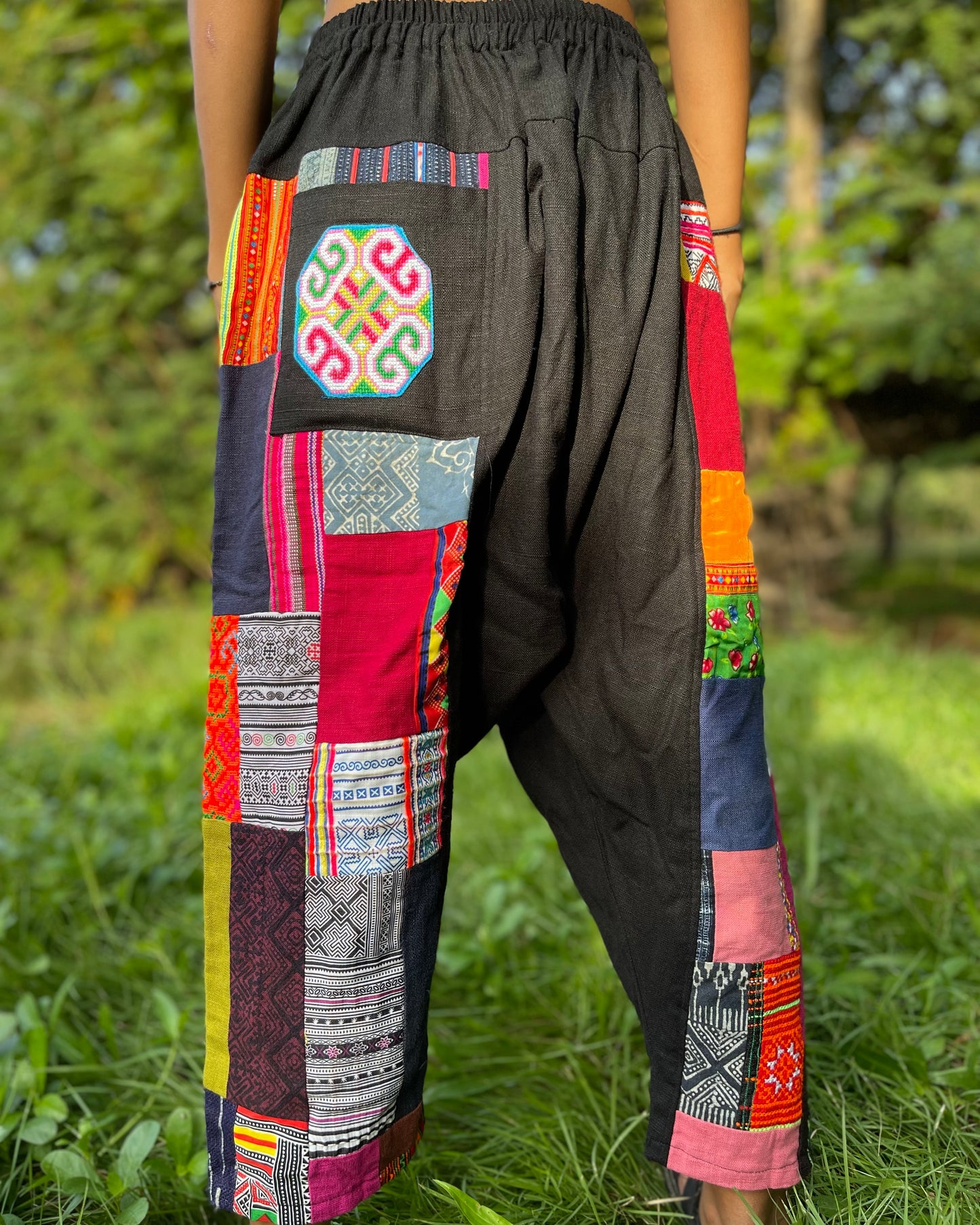 Handcrafted Patchwork Harem Pants