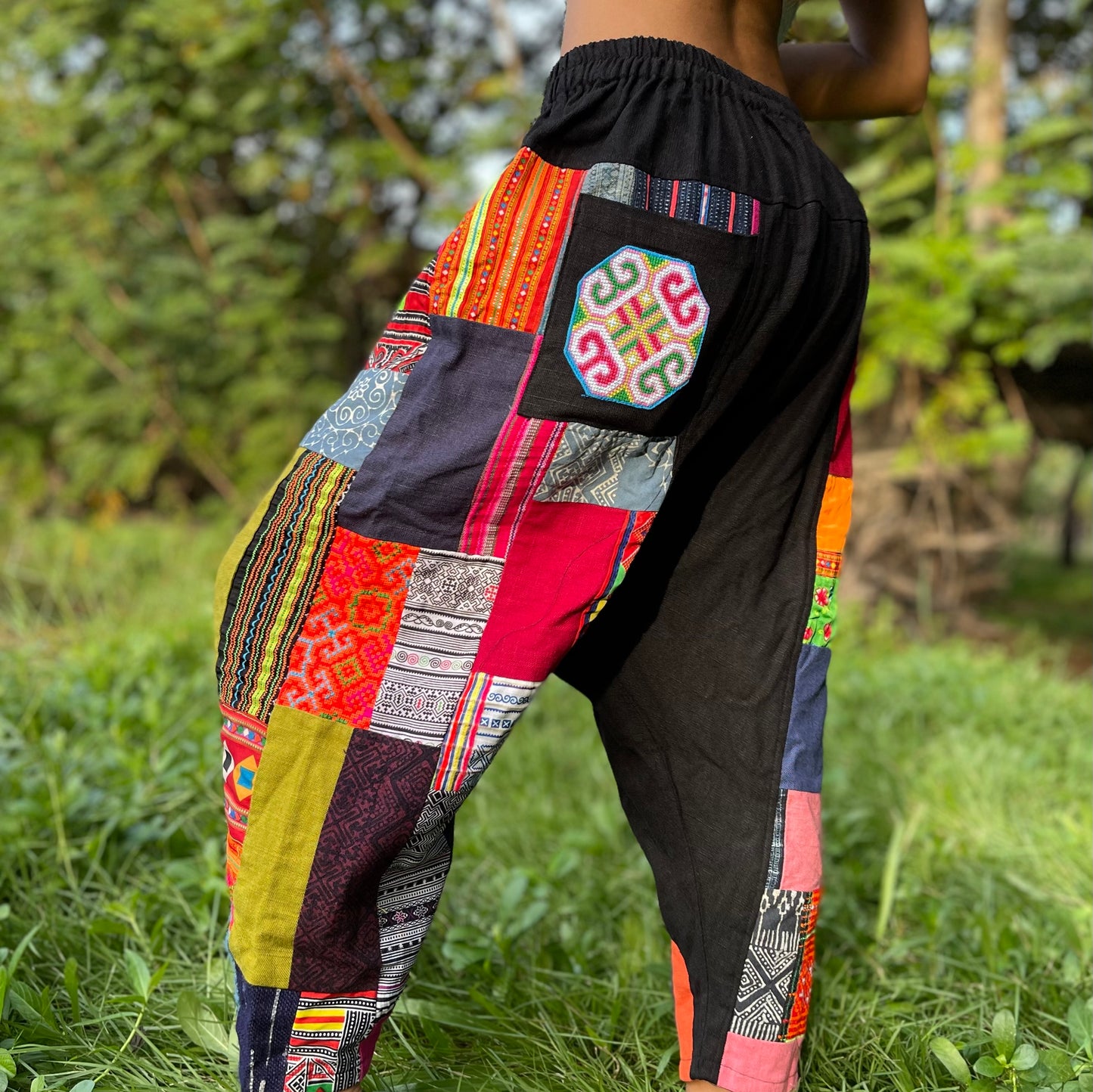 Handcrafted Patchwork Harem Pants