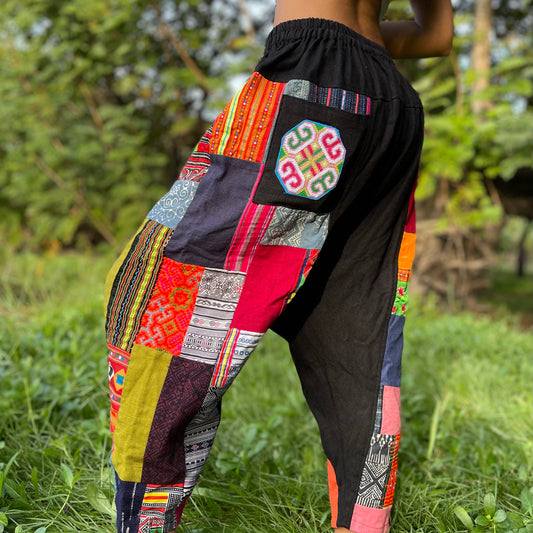 Handcrafted Patchwork Harem Pants